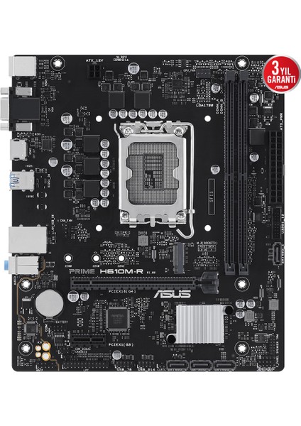 Prıme H610M-R-SI 2xddr5 Vga/hdmı/dp 1xm.2 1xglan 1700P Anakart