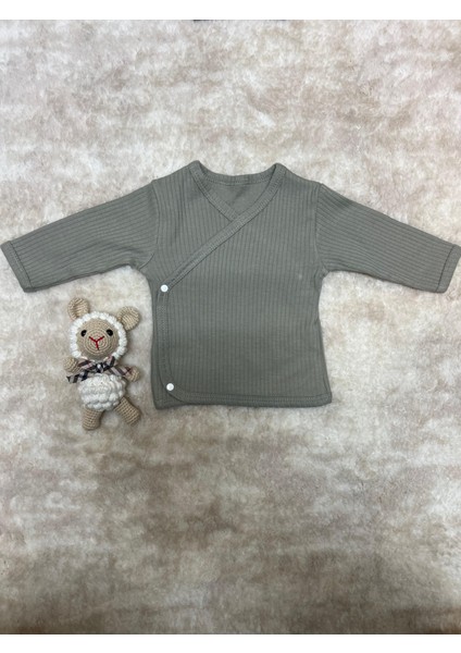 Mint Yeşili Ribana Kumaş 5’li Yenidoğan Bebek Seti - Hastane Çıkışı fiyatları