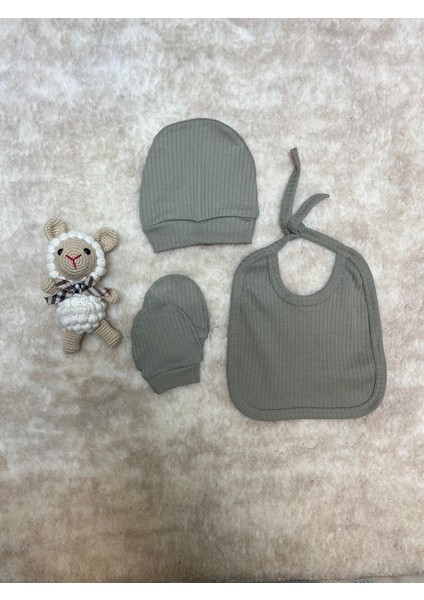 Mint Yeşili Ribana Kumaş 5’li Yenidoğan Bebek Seti - Hastane Çıkışı fırsatları