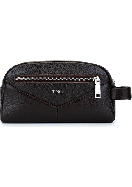 Erkek Hakiki Deri Kahverengi Traş Çantası 301 230210 Erk Cnt SK25-26 Kahve Fltr