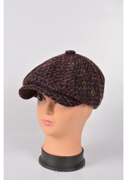 Çocuk Kışlık 8 Parca Hakiki Yün Model Peaky Blinders Kasket Şapka