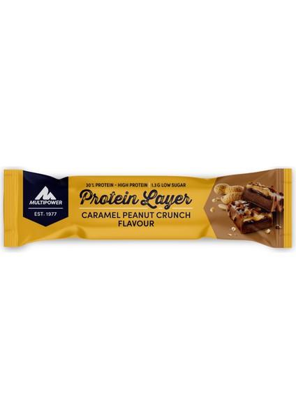 Proteın Layer Çıtır Çıtır Karamel Fıstık Cruch Yüksek Protein Bar fiyatları