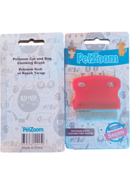 Petzoom Kedi Köpek Bit Pire Tarağı modelleri