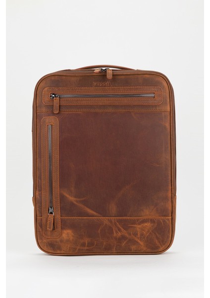 %100 Hakiki Deri 15,6 Inç Laptop & Evrak Çantası Sırt Çantası