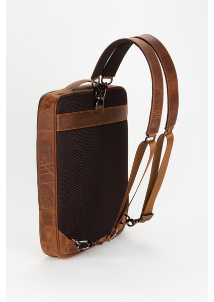 %100 Hakiki Deri 15,6 Inç Laptop & Evrak Çantası Sırt Çantası fırsatları