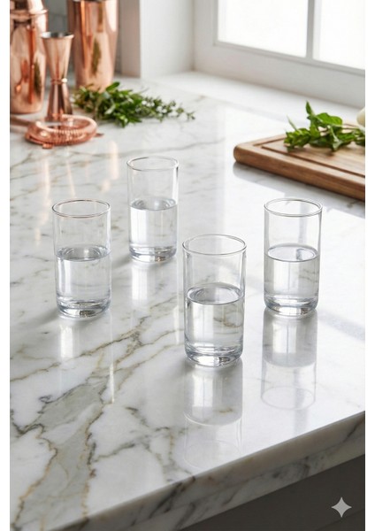 Finesse 4'lü Kristal Shot ve Kahve Yanı Su Bardağı Seti 60 cc - 64008 fiyatları