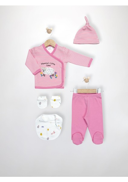 5'li Yenidoğan Kız Hastane Çıkışı Hediye Seti