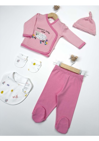 5'li Yenidoğan Kız Hastane Çıkışı Hediye Seti fırsatları