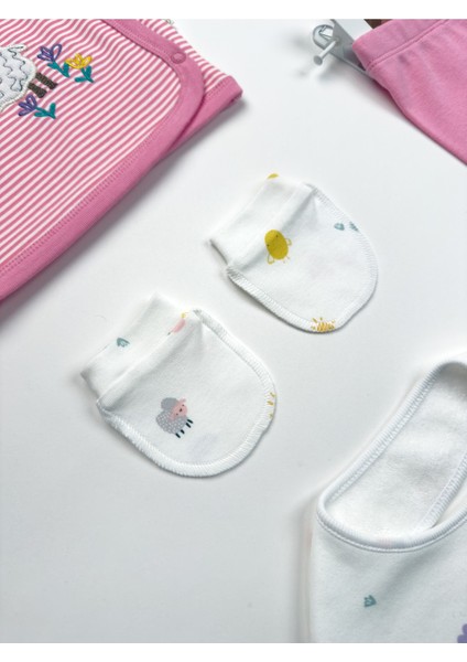 5'li Yenidoğan Kız Hastane Çıkışı Hediye Seti