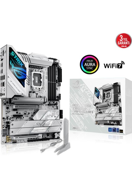 Rog Strıx Z890-A Gamıng Wıfı 4x Ddr5 Dp/hdmı 5x M.2 1x 2.5glan/wıfı7/bt 2x Usb4 1851P Anakart