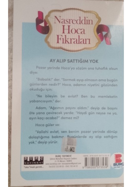 Nasreddin Hoca Fıkraları 12 Punto fiyatları