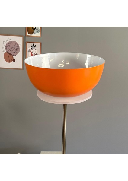 Turuncu Lambader Modern Dekoratif Metal Oturma Odası Çalışma Odası Zemin Lambası fiyatları