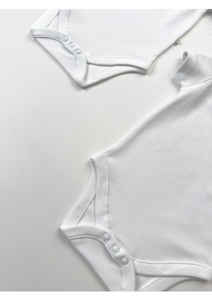 Unisex, Bebek Kısa Kol % 100 Pamuk 3'lü Çıtçıtlı Body & Zıbın 0-3 Ay 3-6 Ay 6-9 Ay indirimleri