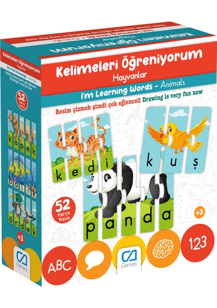 Kelimeleri Öğreniyorum Hayvanlar