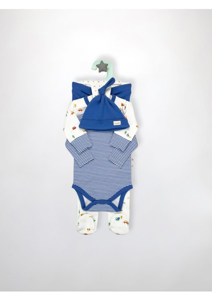 Kale 4'lü Erkek Bebek Tulum Çoklu Set