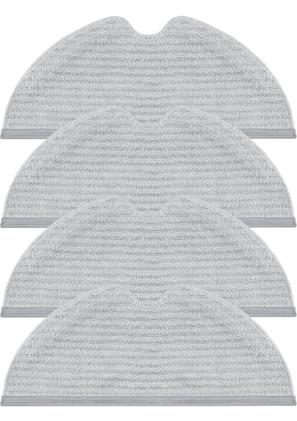 Dreame D9 Pro Robot Süpürge Uyumlu 4'li Mop Bezi- Yedek Parça Seti