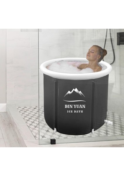 Bin Yuan Buz Küveti Yetişkinler Için Katlanabilir Küvet, Şişme Açık Soğuk Dalma Küveti, Ayaklı Küvet, Duş Kabini Için Spa Küveti fiyatları