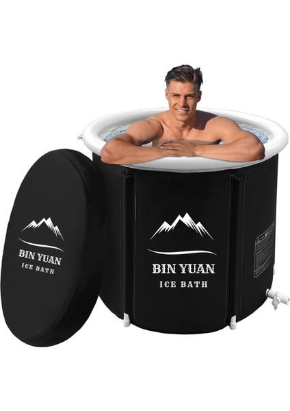 Bin Yuan Buz Küveti Yetişkinler Için Katlanabilir Küvet, Şişme Açık Soğuk Dalma Küveti, Ayaklı Küvet, Duş Kabini Için Spa Küveti fırsatları