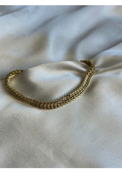 Altın Kaplama Örgü Bileklik