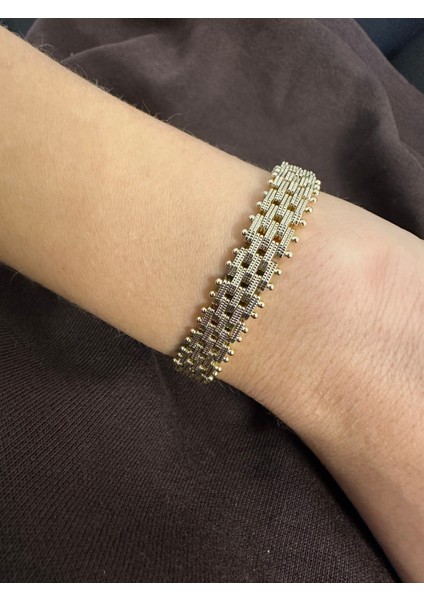 Altın Kaplama Örgü Bileklik fiyatları