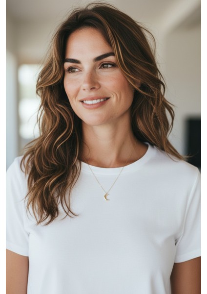 Hilal Ay 14 Ayar Altın Kolye indirimleri