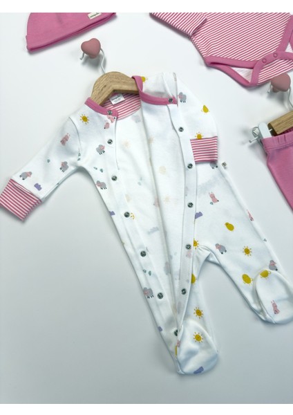 Kisecik 4'lü Kız Bebek Tulum Çoklu Set indirimleri