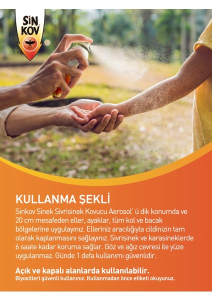 Sinek Sivrisinek Kovucu Deo Aerosol 100ML - Uzun Süre Koruma indirimleri