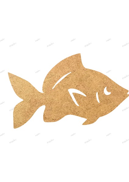 10'lu Paket Ahşap Duvar Dekoru - ST_00409 - 8 x 5 cm