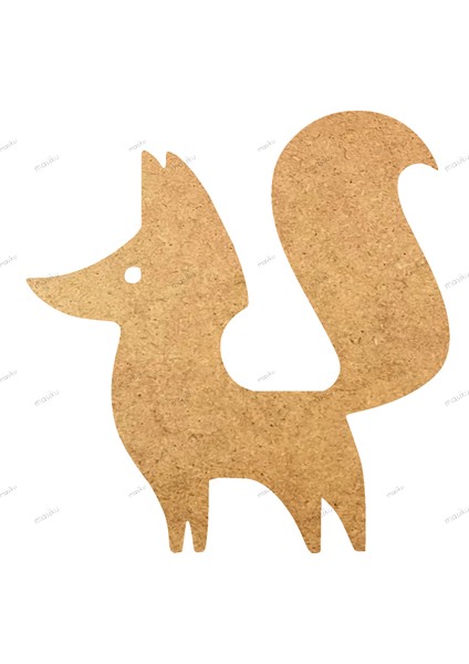 10'lu Paket Ahşap Duvar Dekoru - ST_00429 - 8 x 8 cm