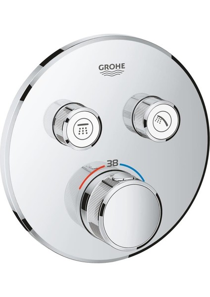 Grohtherm Smartcontrol Çift Yönlü Ankastre Termostatik Duş Bataryası