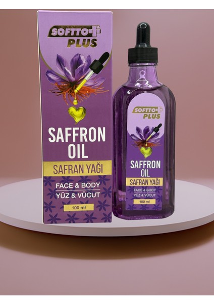 Softto Plus Safran Yağı - Saç, Yüz, Vücut 100 ml