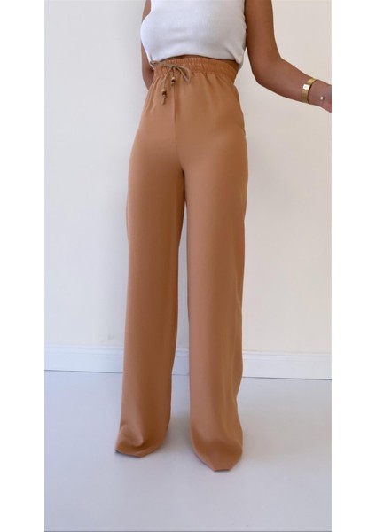 Ayrobin Keten Rahat Pantolon Yavruağzı