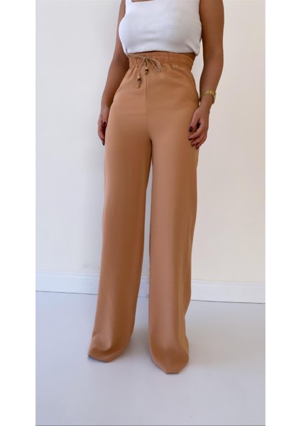 Ayrobin Keten Rahat Pantolon Yavruağzı fırsatları