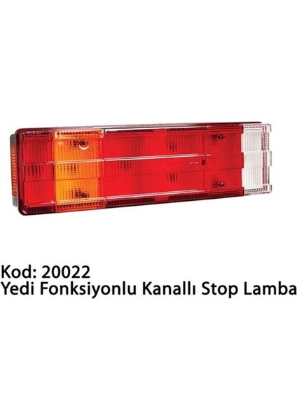 Asfar 7 Fonk.kanallı Stop Camı