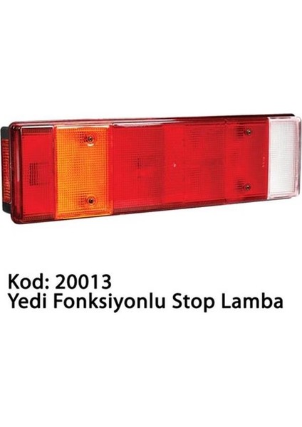 Asfar 7 Fonksiyonlu Kablolu Stop Lambası