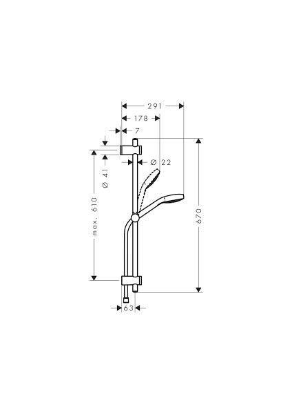 26405000 Duş Dirseği 24 cm fiyatları