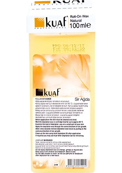 Kuaf Roll-On Ağda Natural 100 ml