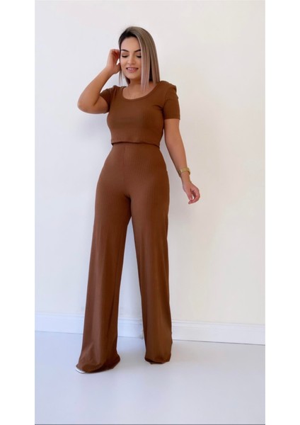 Kaşkorse Fit Gösteren Döküm Pantolon Kahverengi fırsatları