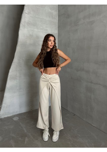 Bel Detaylı Salaş Pantolon Taş indirimleri