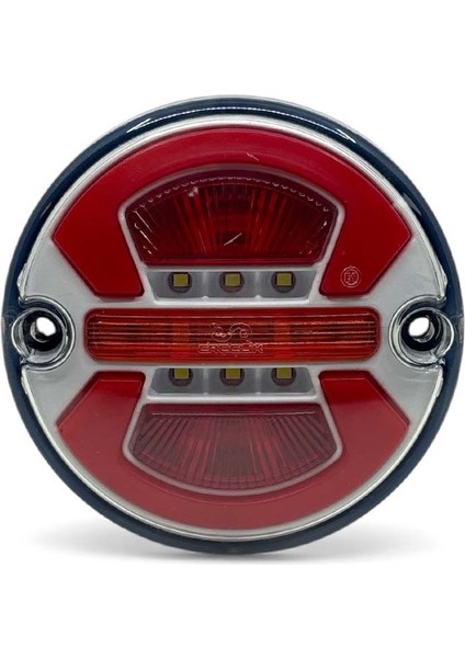 Universal Mini Yuvarlak Stop Lambası 4 Fonksiyonlu 12-24V Uyumlu Fren Park Geri Vites Sinyal