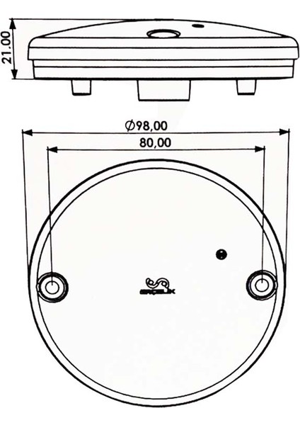 Universal Mini Yuvarlak Stop Lambası 4 Fonksiyonlu 12-24V Uyumlu Fren Park Geri Vites Sinyal fırsatları