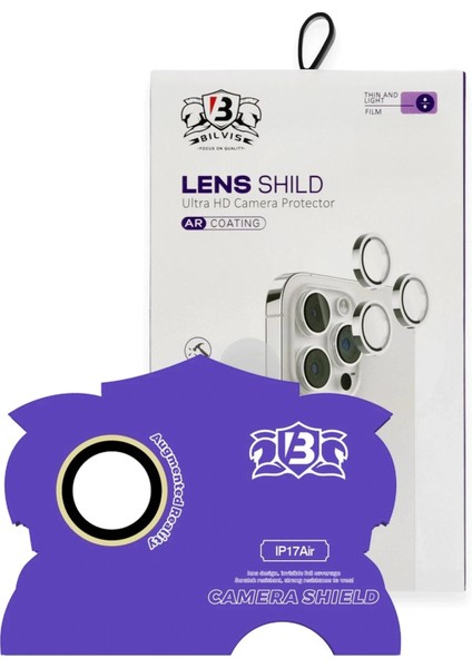 Apple iPhone 17 Air Bilvis Titan Kamera Lens - Gold