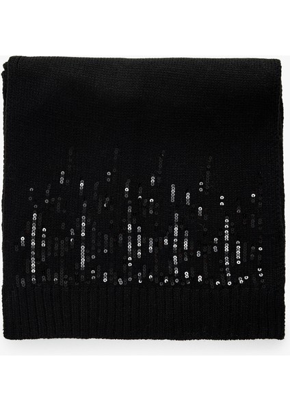 Pul Detaylı Uzun Triko Atkı fiyatları