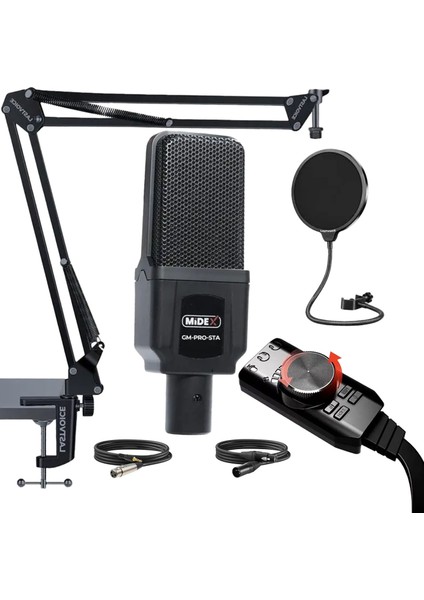 Gm-Pro-Stb Gaming 7.1 Ses Kartı ve Mikrofon Seti Canlı Yayın Lol Pubg