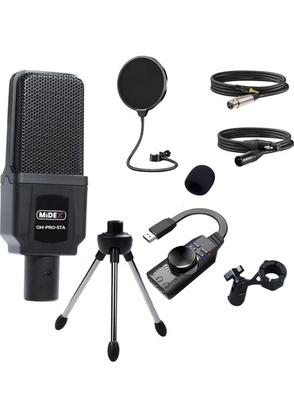 Gm-Pro-Stb Gaming 7.1 Ses Kartı ve Mikrofon Seti Canlı Yayın Lol Pubg modelleri