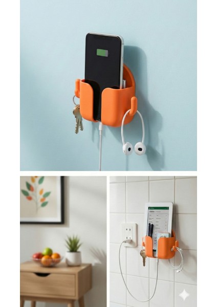 Duvar Tipi Kumanda Telefon Tutucu | Kaktüs Tasarım fırsatları
