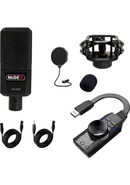 MX-2020-STB Gaming 7.1 Ses Kartı ve Mikrofon Seti Canlı Yayın Lol Pubg modelleri