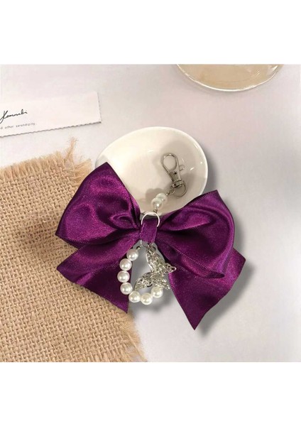 Kurdeleli Boncuklu Kelebek Detaylı Çanta Charmı (BC-1173) modelleri