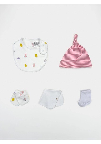 10 Parça Kız Yenidoğan Hastane Çıkışı Hediye Seti