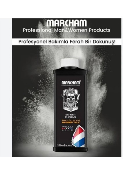Marcham Parfümlü Berber Pudrası 250 gr